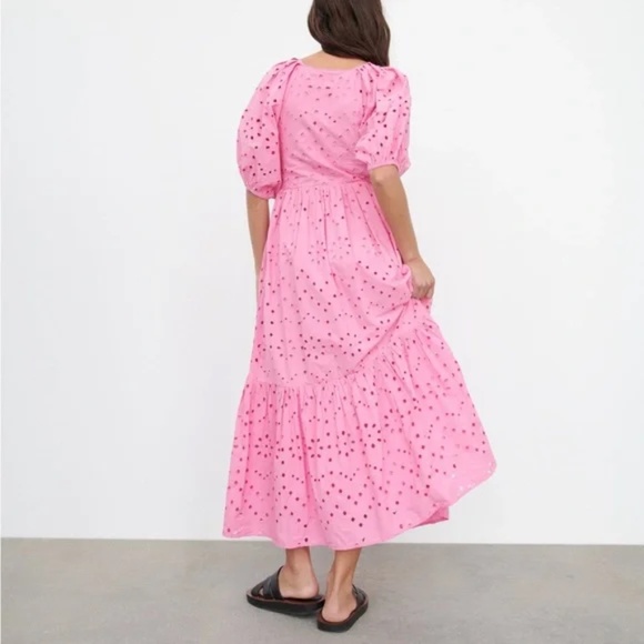 NWT Zara dress with cutwork embroidery XS - Picture 16 of 16